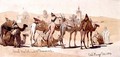 Camel Market Outside Damascus - Carl Haag