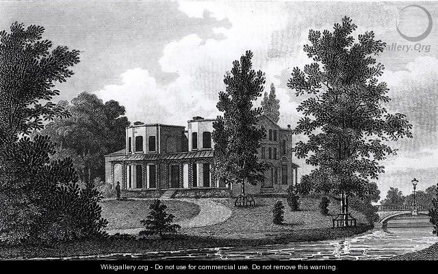 Lord Nelsons Villa at Merton - (after) Gyfford, Edward