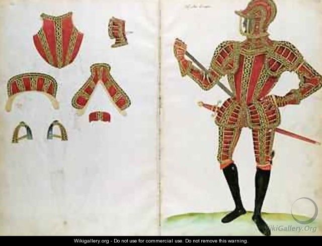 Suit of Armour for Lord Compton from An Elizabethan Armourers Album - Jacobe Halder