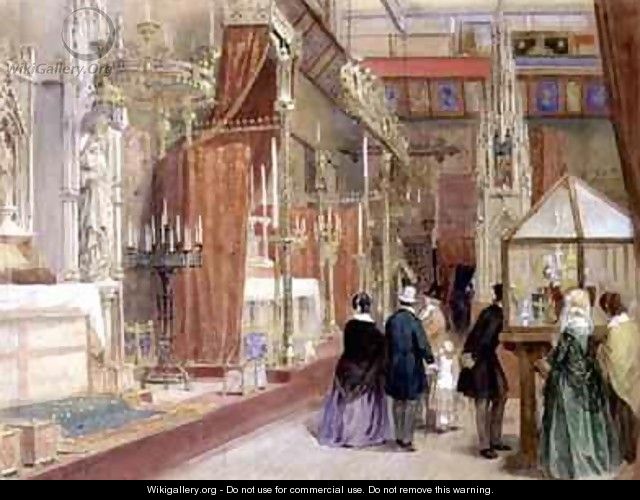 The Medieval Court of the Great Exhibition of 1851 - Louis Haghe