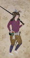 Youthful hunter with gun - Habibullah of Meschhed