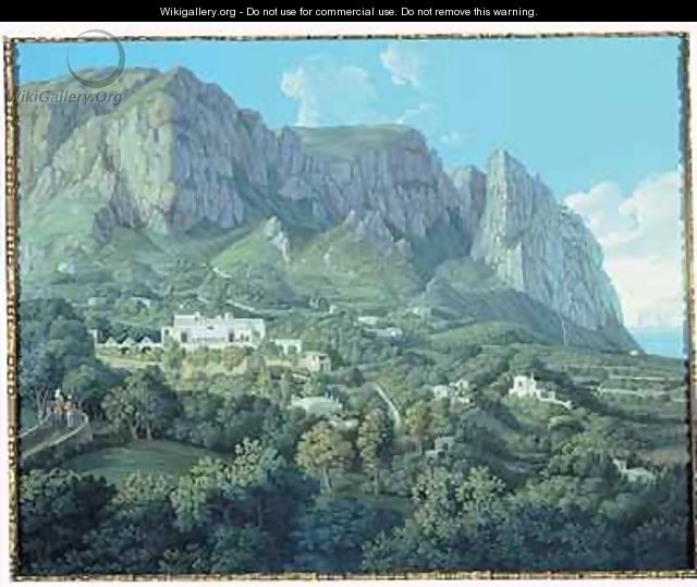 View of Anacapri - Jakob Philippe Hackert
