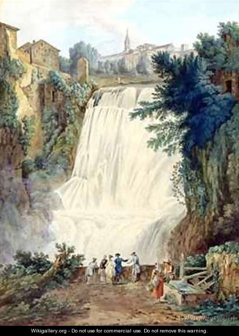 The Falls at Tivoli - Jakob Philippe Hackert