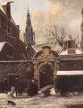 Cobbler at the Gates of the Agnieten Chapel Amsterdam - Carel Lodewijk Hansen