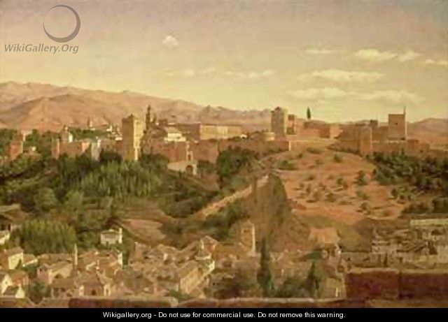 A View of Granada - Heinrich Hansen