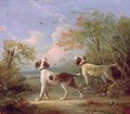 Spaniels in a landscape - Thomas Hand