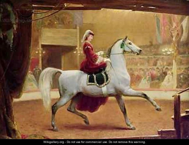 The Circus Rider - Johann Jakob Eduard Handwerk