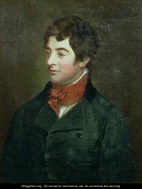 Portrait of Lord Edward Fitzgerald 1763-98 Irish nationalist politician - Hugh Douglas Hamilton