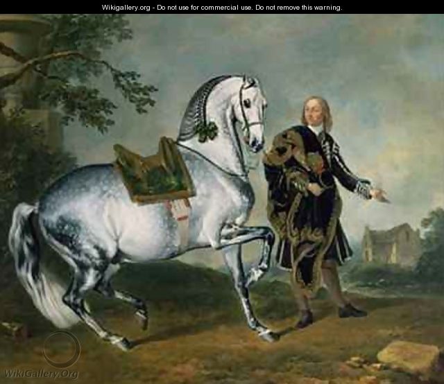The Dappled Horse Scarramuie en Piaffe - J.G. & Brand, J.C. Hamilton