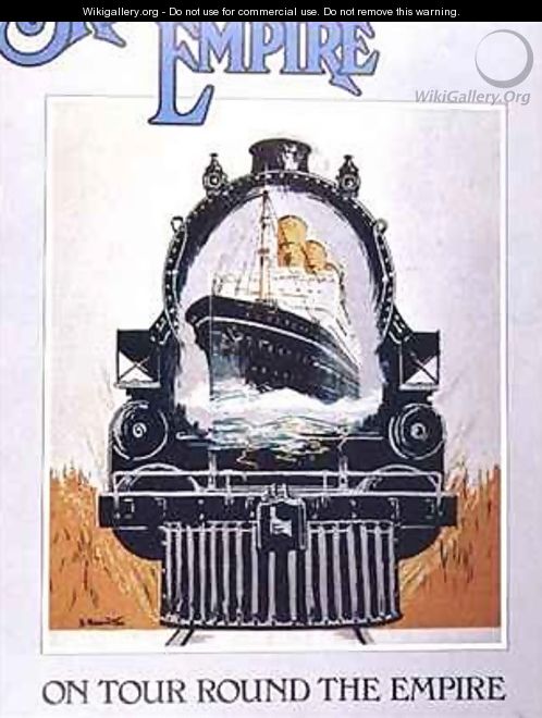 Poster advertising the Empire - E. Hamilton