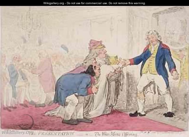 The Presentation or Wise Mens Offering - James Gillray