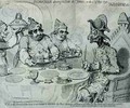 Dumourier Dining in State at St Jamess on the 15th May 1793 - James Gillray
