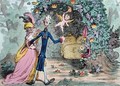 The Nuptial Bower with the Evil One peeping at the Charms of Eden - James Gillray