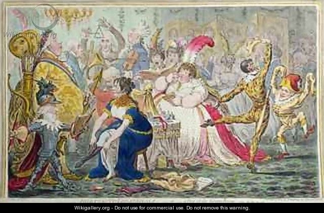 Dilettanti Theatricals or A Peep at the Green Room - James Gillray