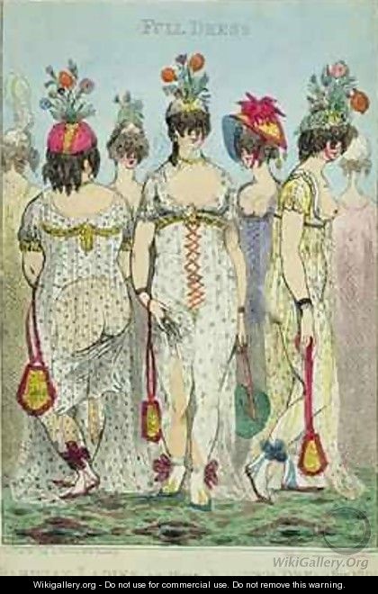 Parisian Ladies in Winter Dresses for 1800 - James Gillray