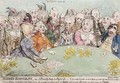 Modern Hospitality or A Friendly Party in High Life - James Gillray