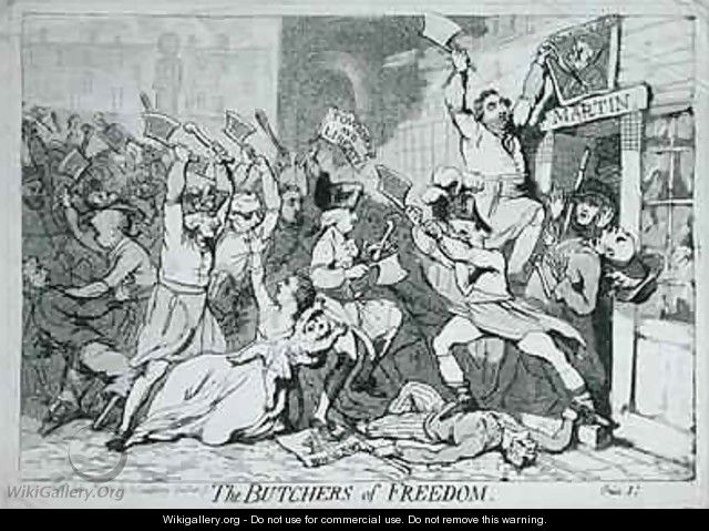 The Butchers of Freedom - James Gillray