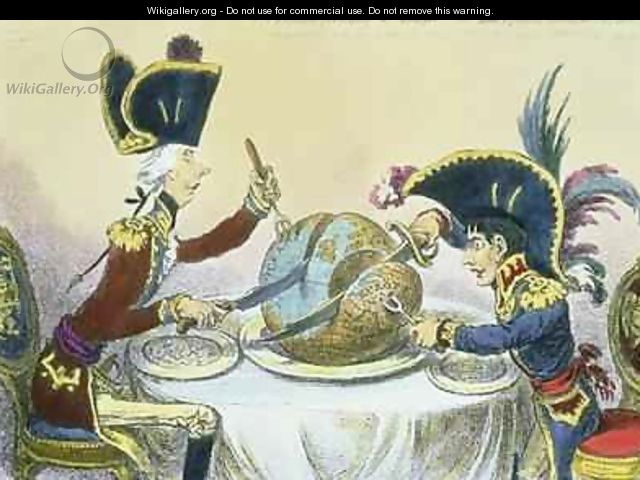 The Plum Pudding in Danger 2 - James Gillray