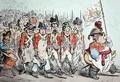 Supplementary Militia Turning out for Twenty Days Amusement or The French invade us hay damme whos afraid - James Gillray