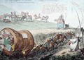The State Waggoner and John Bull or The Waggon too much for the Donkeys - James Gillray