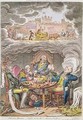Delicious Dreams Castles in the Air Glorious Prospects vide An Afternoon Nap after the Fatigue of an Official Dinner 2 - James Gillray