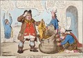 Opening of the Budget or John Bull Giving his Breeches to Save his Bacon 2 - James Gillray