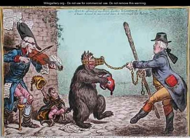 The Bear and his Leader 2 - James Gillray
