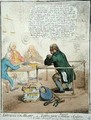 Effusions of the Heart or Lying Jack the Blacksmith at Confession 2 - James Gillray