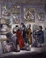 Connoisseurs Examining a Collection of George Morlands Pain - James Gillray