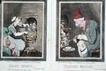 Frying Sprats or Royal Supper and Toasting Muffins or Royal Breakfast - James Gillray