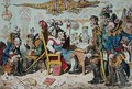 French Generals Retiring on account of their health with Lepaux presiding in the Directorial Dispensary - James Gillray