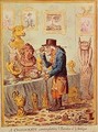 A Cognocenti Contemplating Ye Beauties of Ye Antique - James Gillray