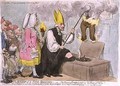 The Bishop of a Tuns Breeches or The Flaming Eveque purifying the House of Office - James Gillray