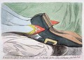 Fashionable Contrasts or The Duchesss little Shoe yielding to the Magnitude of the Dukes Foot - James Gillray