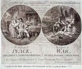 The Blessings of Peace and The Curses of War - James Gillray