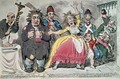 Louis XVI 1754-93 Taking Leave of his Wife and Family - James Gillray