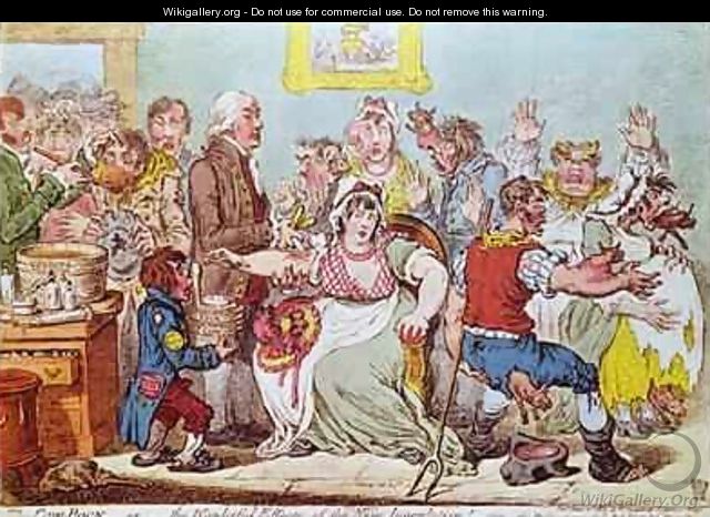 The Cow Pock or the Wonderful Effects of the New Inoculation - James Gillray