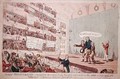 Acting Magistrates committing themselves being their first appearance as performed at the National Theatre Covent Garden - James Gillray