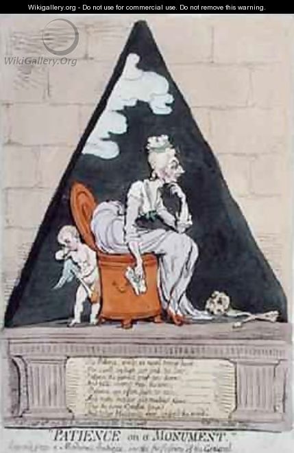 Patience on a Monument - James Gillray