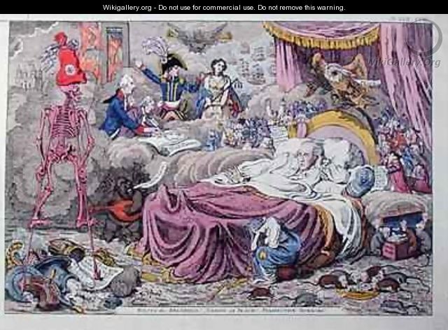 Political Dreamings Visions of Peace Prospective Horrors - James Gillray
