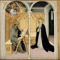 St Catherine of Siena Dictating Her Dialogues - Paolo di Grazia Giovanni di