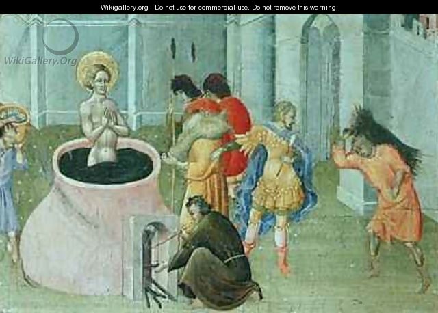 The Martyrdom of St John the Evangelist - Paolo di Grazia Giovanni di