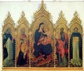 Madonna and Child with SS Dominic Peter Paul and Thomas Aquinas altarpiece - Paolo di Grazia Giovanni di