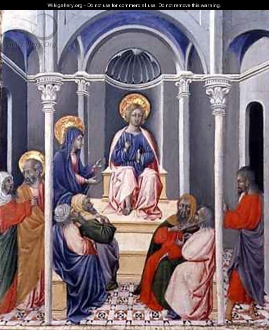 The Infant Christ Disputing in the Temple - Paolo di Grazia Giovanni di