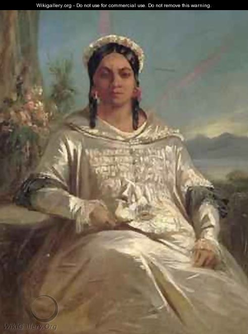 Queen Pomare IV 1827-77 of Tahiti - Charles Giraud