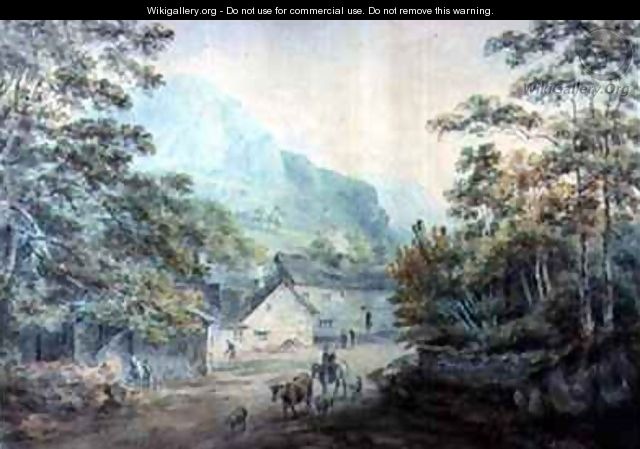 The Village of Rydal Westmorland - William Sawrey Gilpin