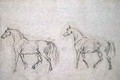 Two horses walking left - Sawrey Gilpin