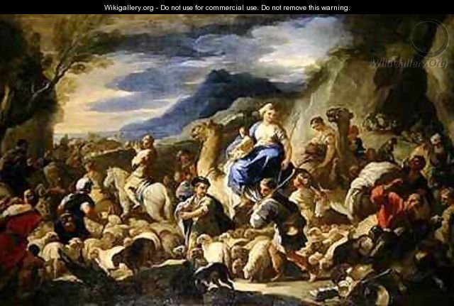 Jacobs Journey to Canaan - Luca Giordano