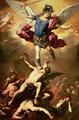 Archangel Michael overthrows the rebel angel - Luca Giordano