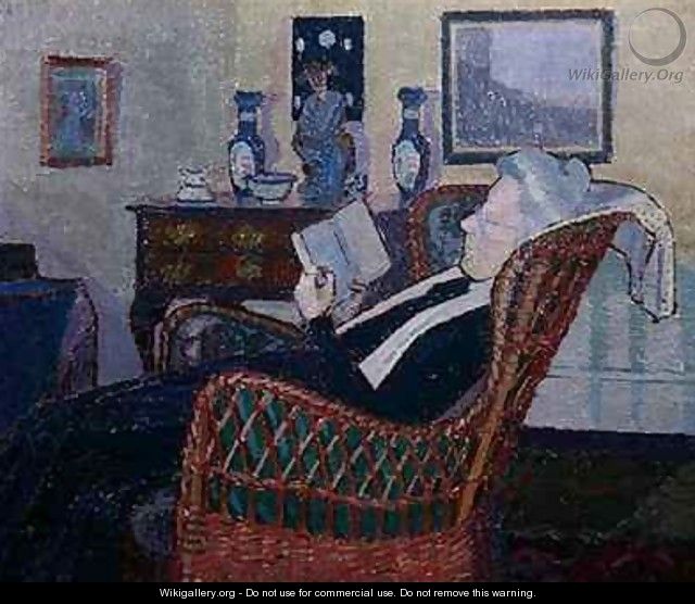 Interior with Artists Mother - Harold Gilman